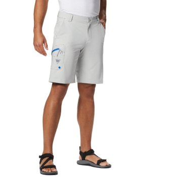 Columbia PFG Terminal Tackle, Pantalones Cortos Grises Azules Para Hombre | 298346-NTV